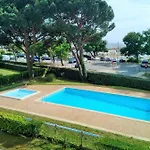Vue Bassin Port Ostreicole Et Lumineux Avec Piscine Et Balcon ! Apartmán Andernos-les-Bains